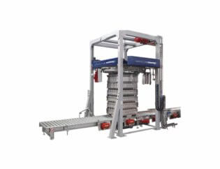 Automatic stretch wrapping machines